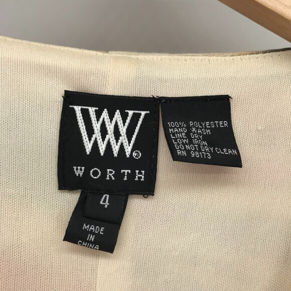 Worth Dress Womens 4 Yellow Orange Purple Faux Wrap V Neck Cold Shoulder Bodycon - Picture 4 of 7